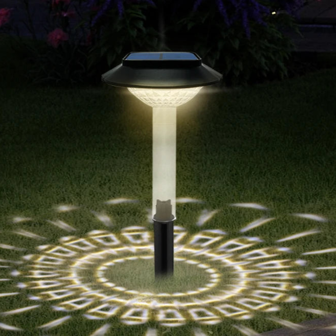 LED Solar Outdoor Pathway Lights with Tungsten Filament Bulb, Waterproof Landscape Lighting for Walkways, Yards, and Driveways